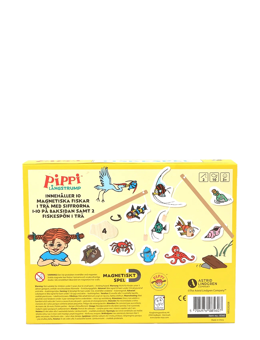 Pippi Langstrumpf - Pippi Fiskespil - aktive spiele - multiple color - 4