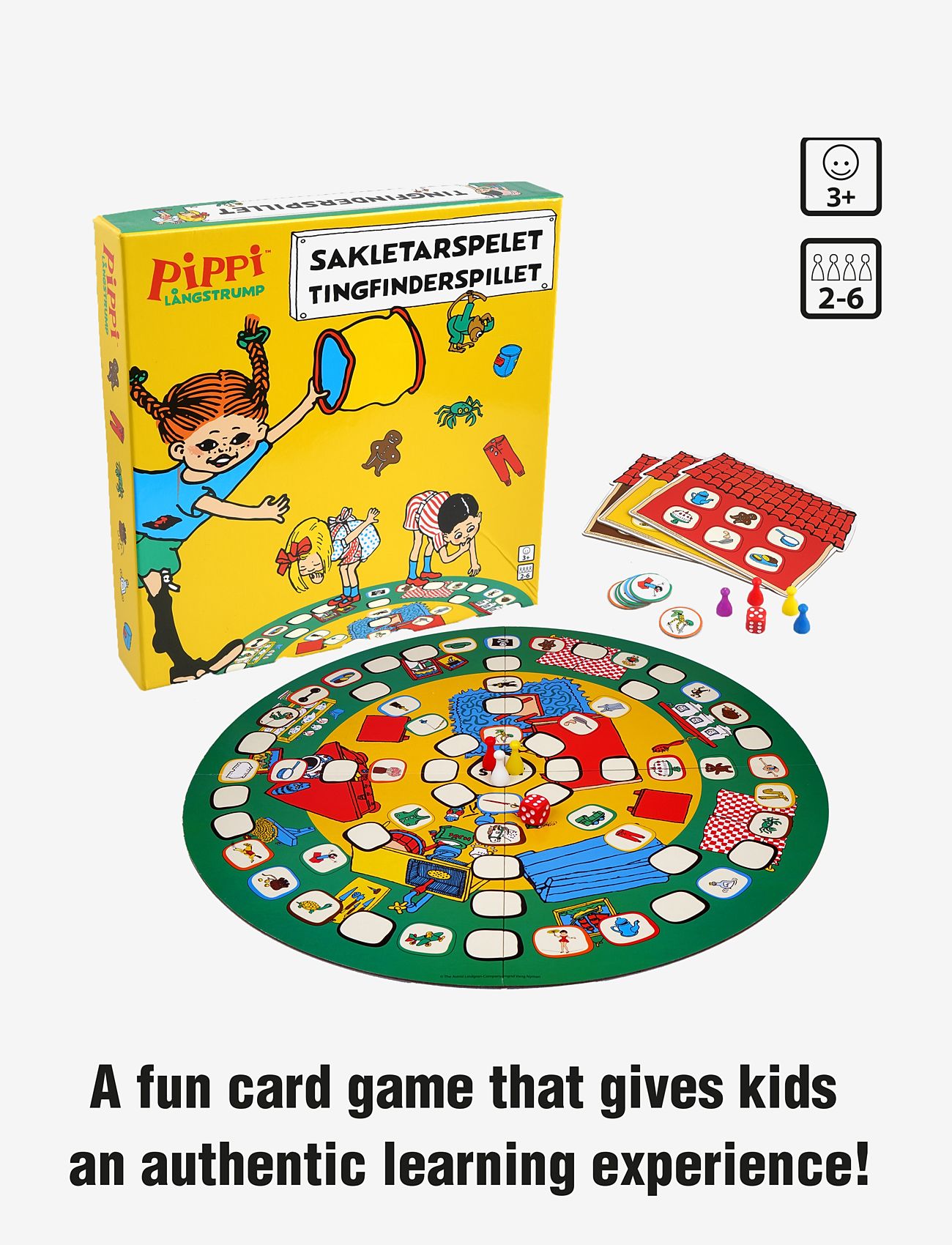 Pippi Langstrømpe - Pippi Thingfinder game - brætspil - multiple color - 5