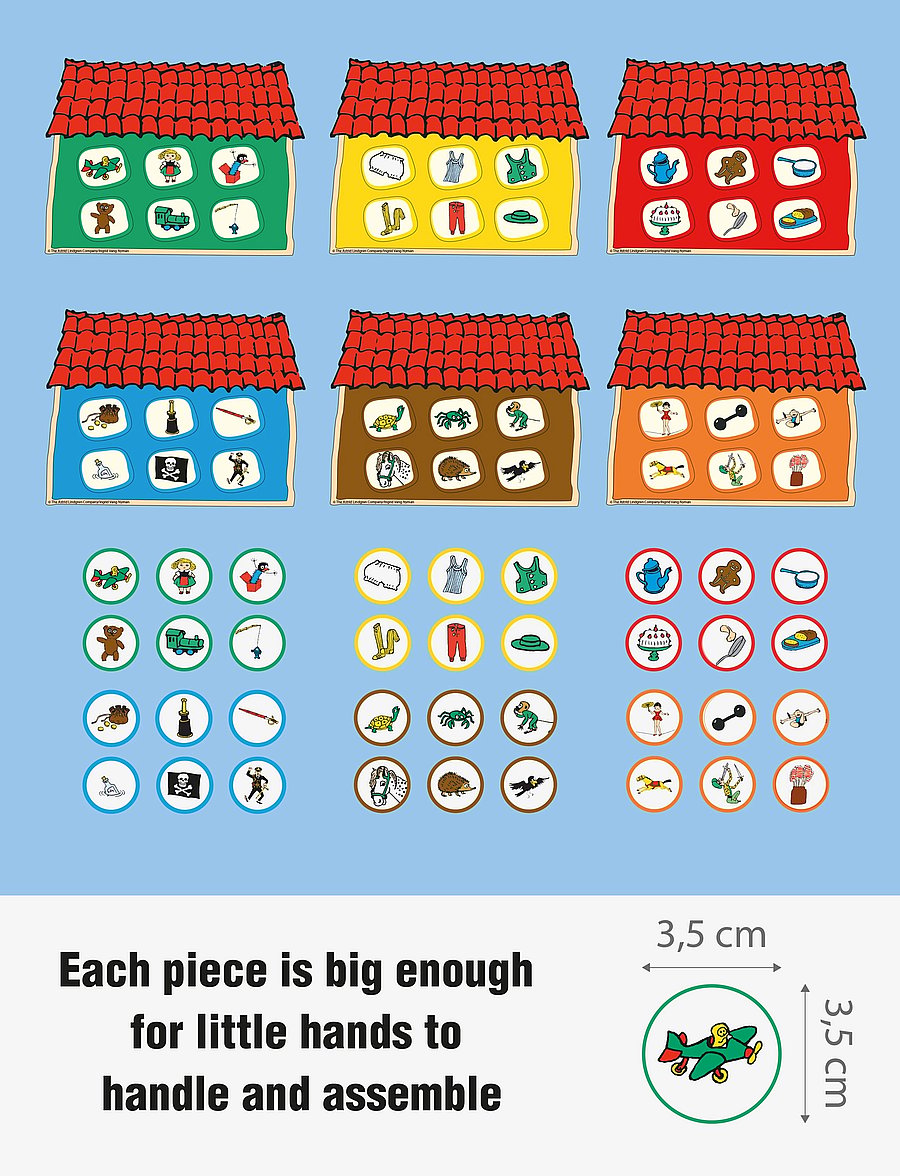 Barbo Toys - Pippi Thingfinder game - lauamängud - multiple color - 5