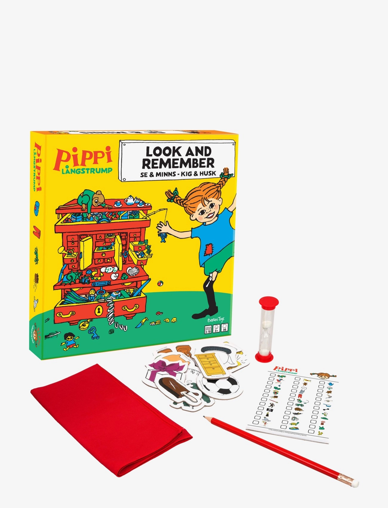 BARBO Spielzeug Pippi Kig & Husk Patterned - One Size - Kinder