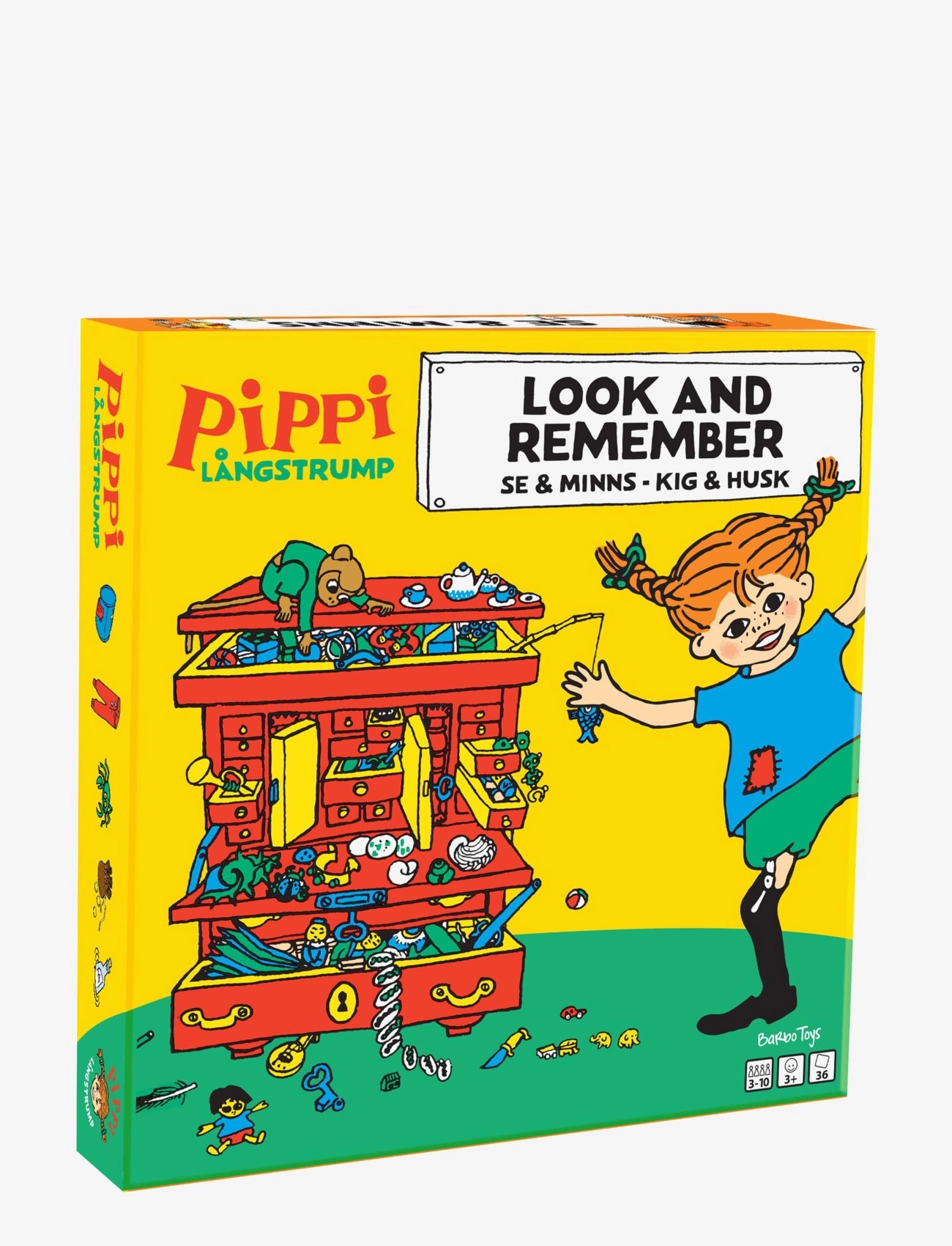 Peppi Pitkätossu - Pippi Kig & Husk - aktiiviset pelit - multiple color - 2