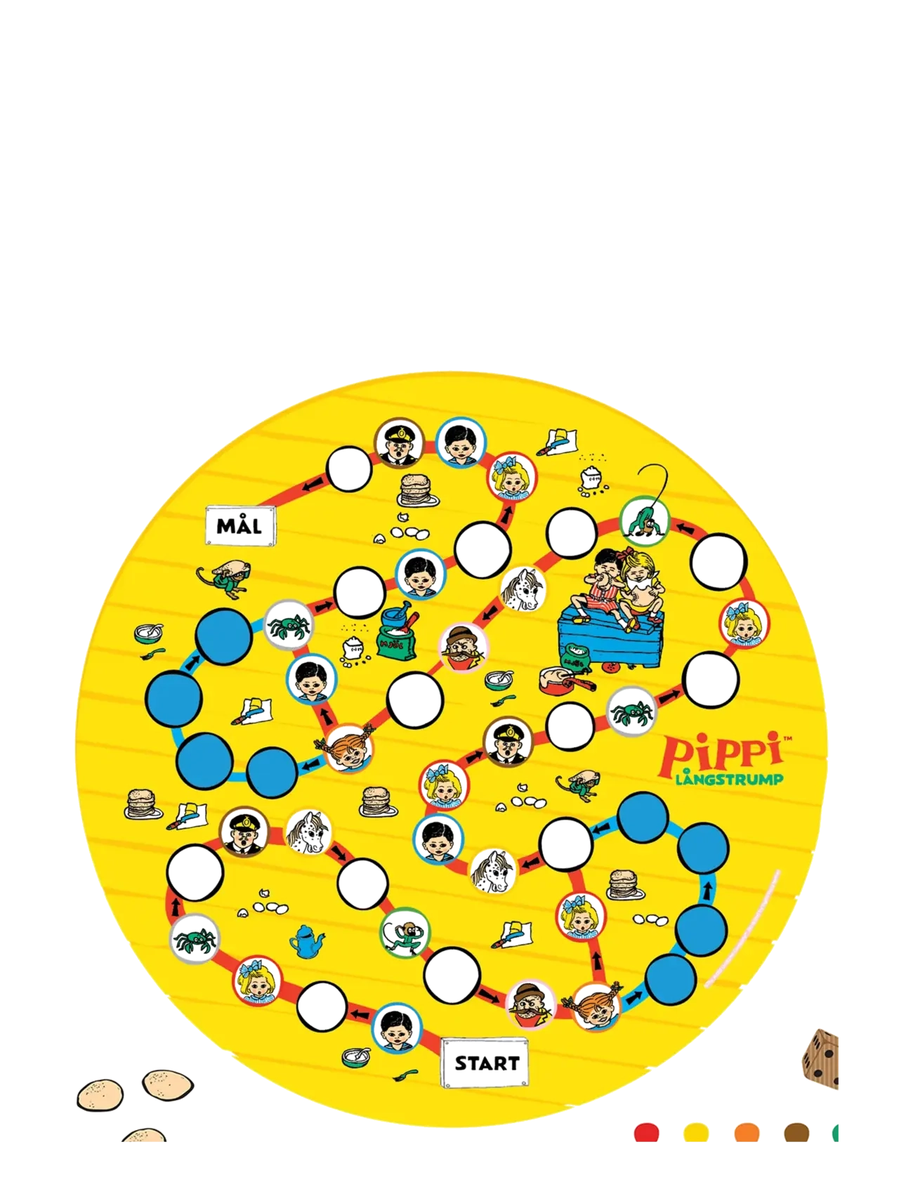 Pippi Langstrumpf - Pippi Pancake Board Game - brettspiele - 1016 - 2