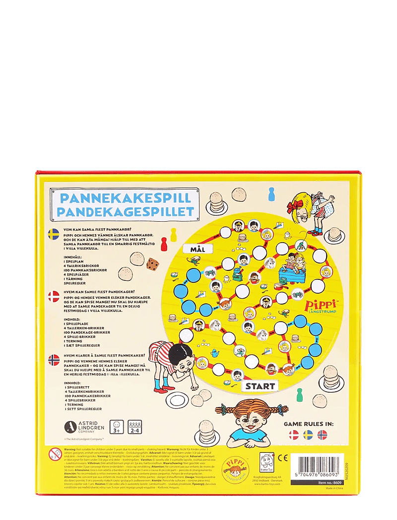 Pippi Langstrumpf - Pippi Pancake Board Game - brettspiele - 1016 - 5
