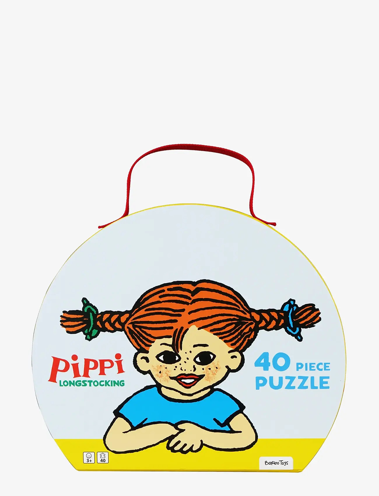 Barbo Toys - Pippi Suitcase with Puzzle - 40 pcs - klassische puzzles - multiple color - 4