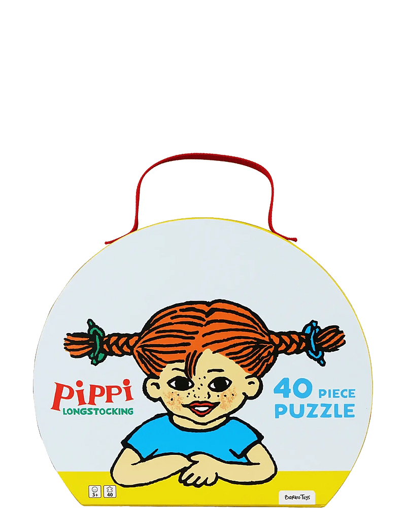 Barbo Toys - Pippi Suitcase with Puzzle - 40 pcs - klassische puzzles - multiple color - 4