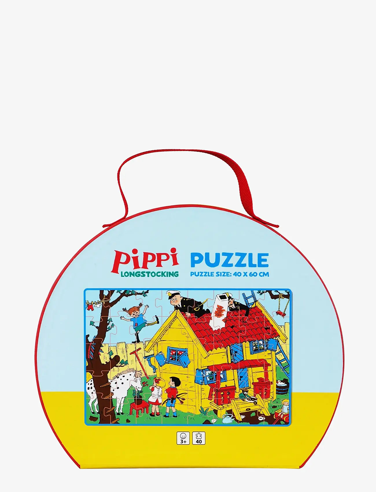 Barbo Toys - Pippi Suitcase with Puzzle - 40 pcs - klassische puzzles - multiple color - 5