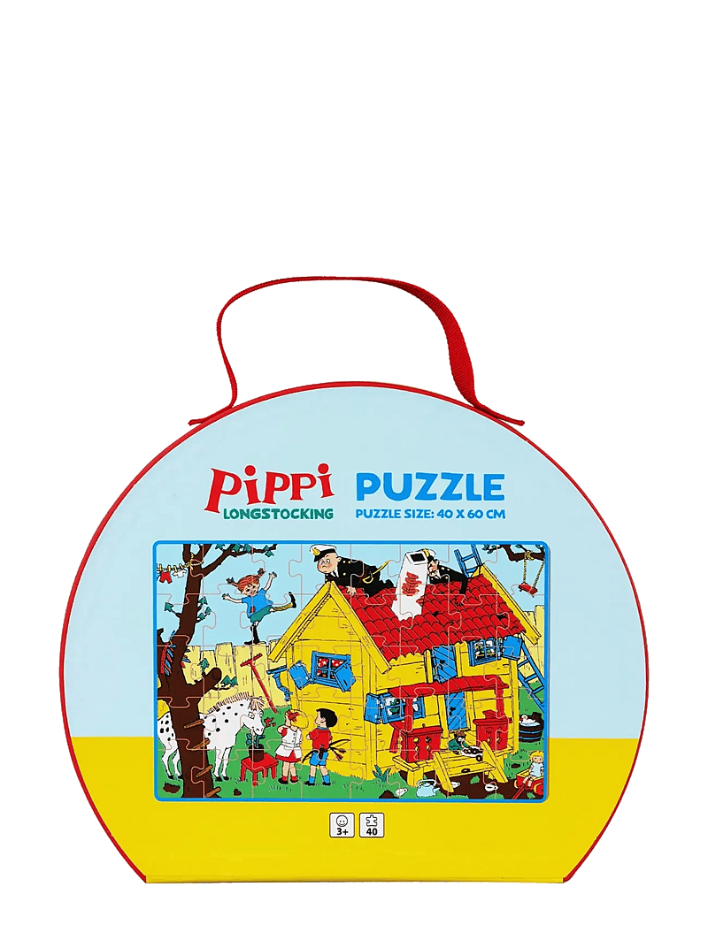 Barbo Toys - Pippi Suitcase with Puzzle - 40 pcs - klassische puzzles - multiple color - 5