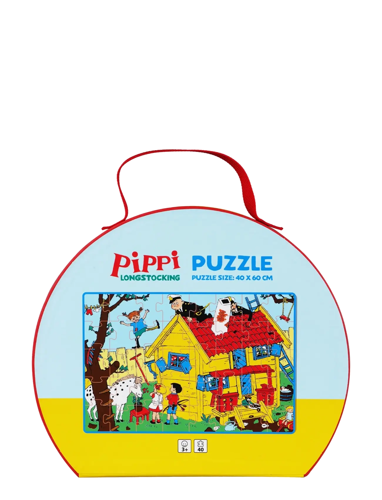 Barbo Toys - Pippi Suitcase with Puzzle - 40 pcs - klassische puzzles - multiple color - 5