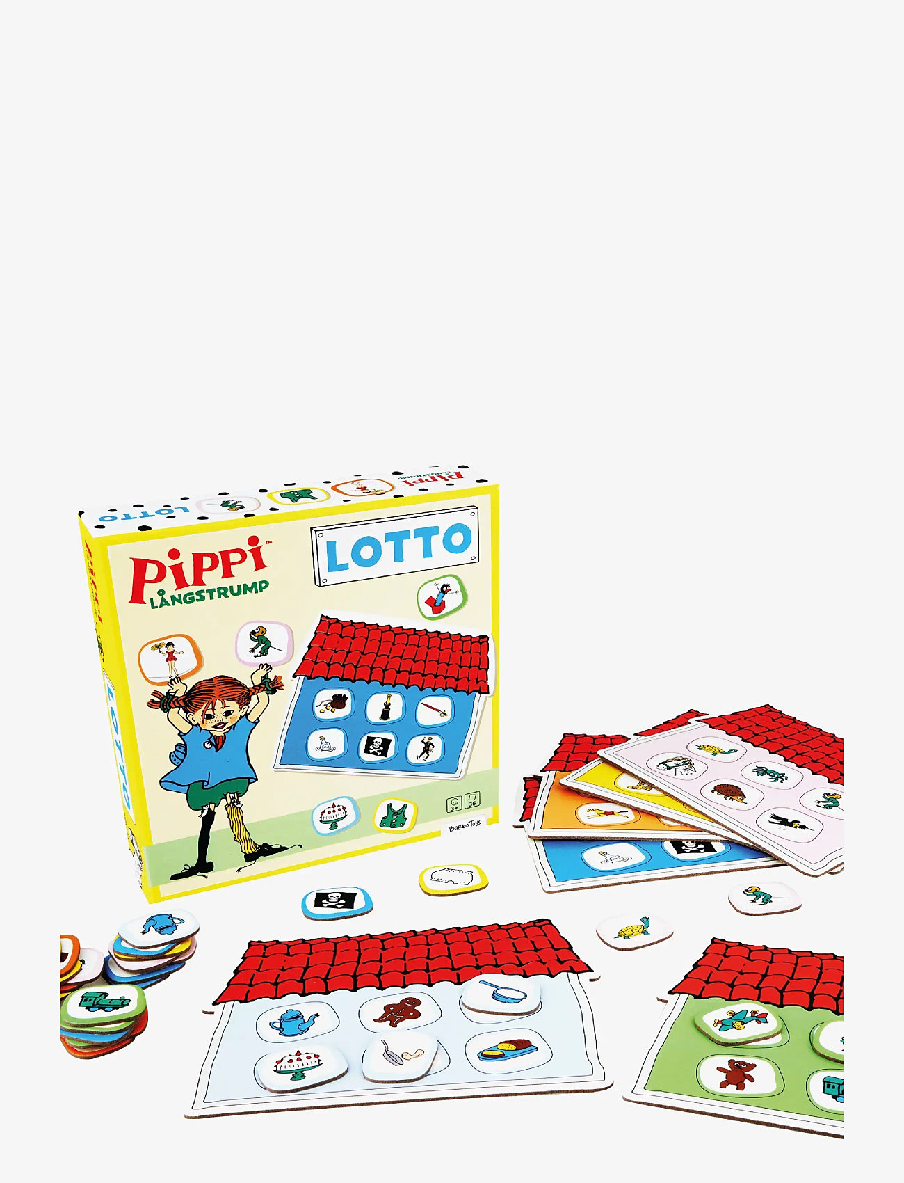 Pipi Pikksukk - Pippi Lotto Game - Õpetlikud mängud - multiple color - 1