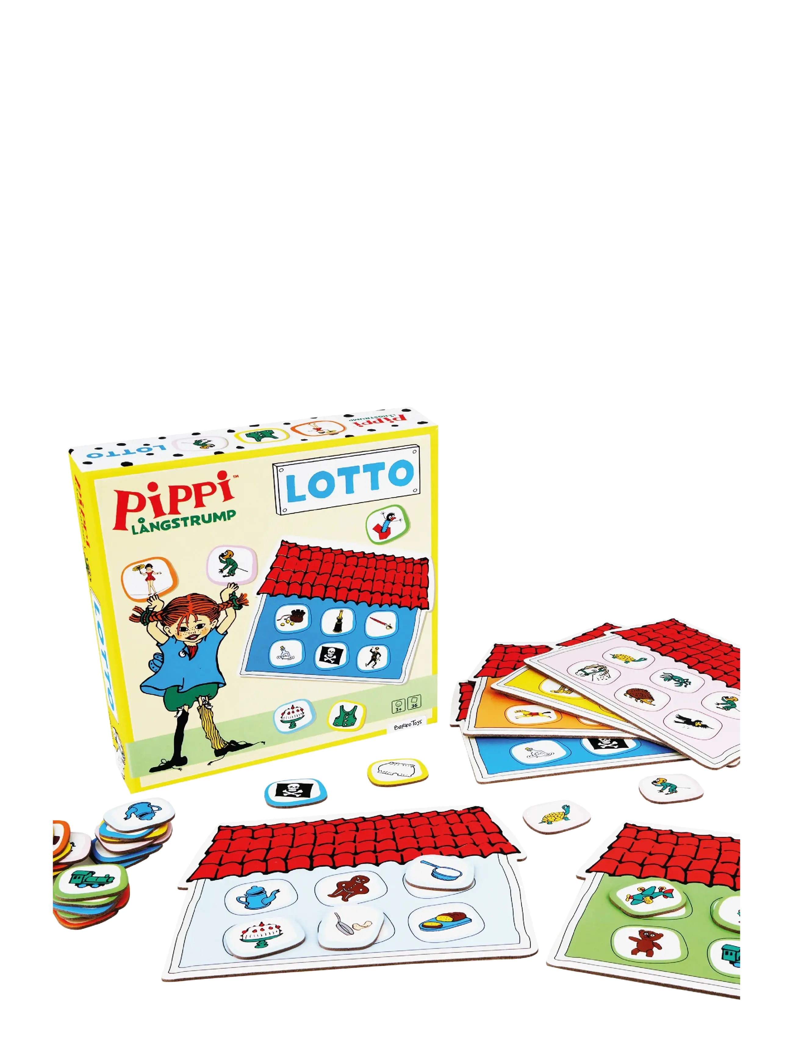 Pippi Langstrømpe - Pippi Lotto Game - pædagogiske spil - multiple color - 2