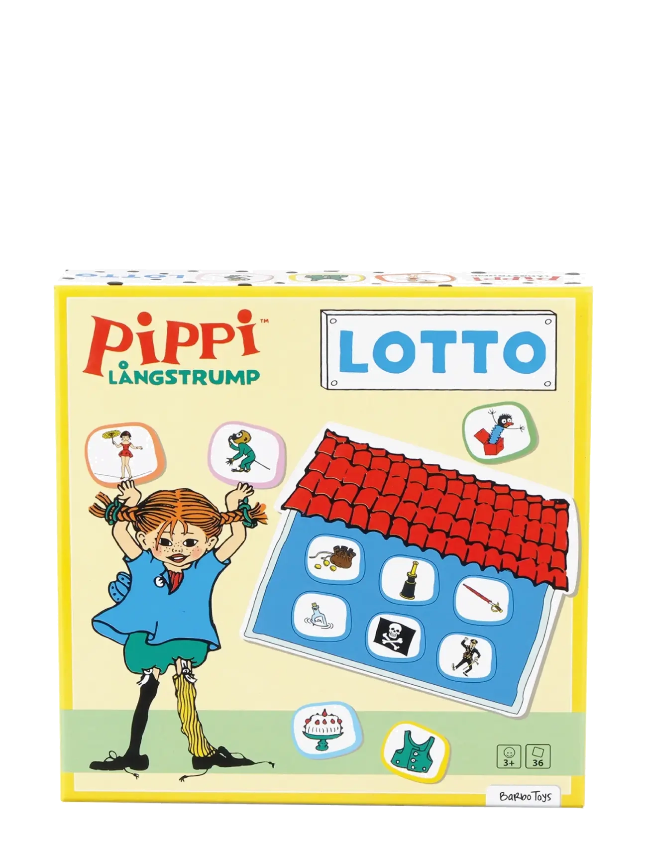 Pippi Langstrømpe - Pippi Lotto Game - pædagogiske spil - multiple color - 3