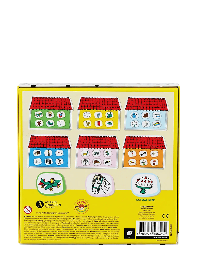 Pipi Pikksukk - Pippi Lotto Game - Õpetlikud mängud - multiple color - 3