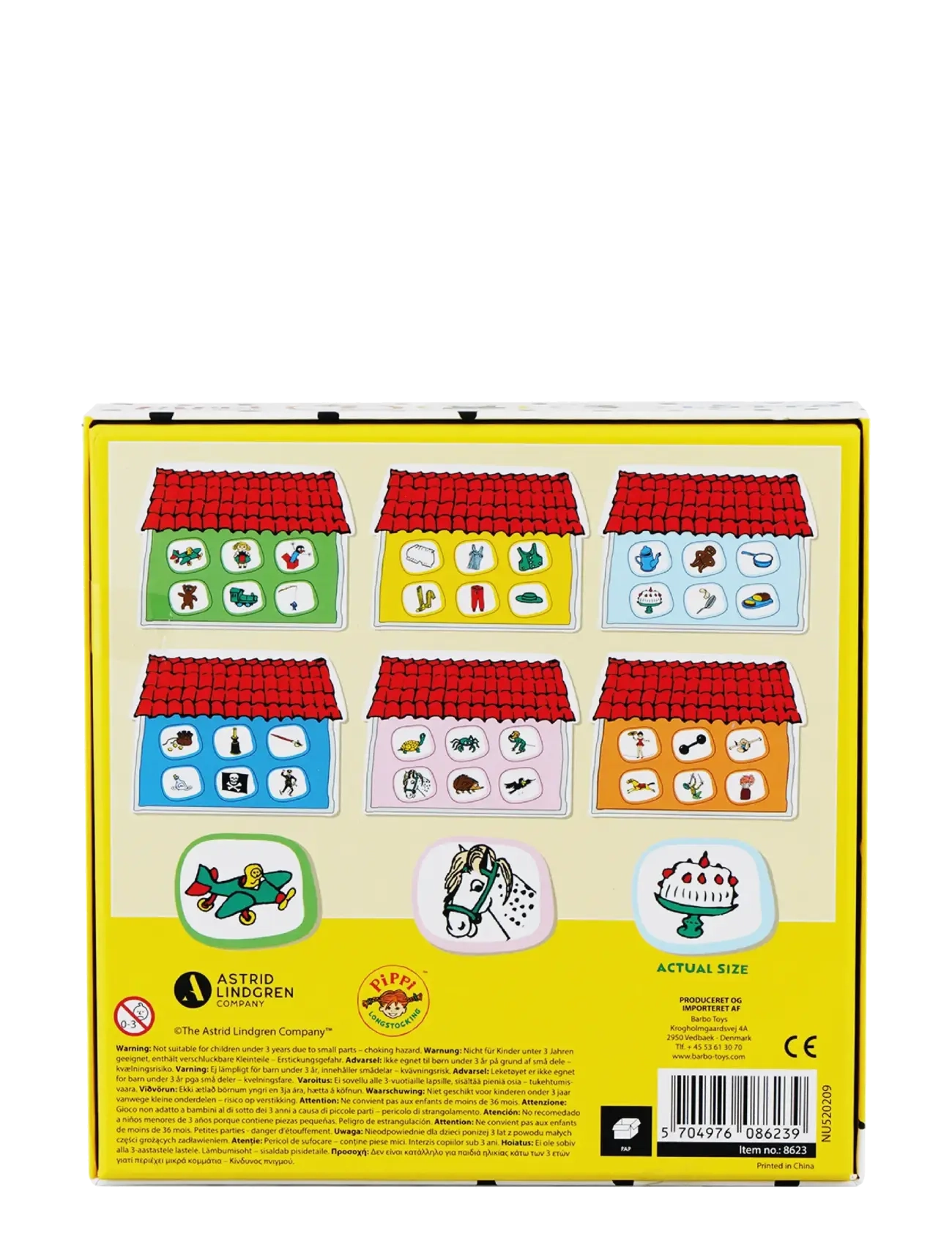 Pippi Langstrømpe - Pippi Lotto Game - pædagogiske spil - multiple color - 4