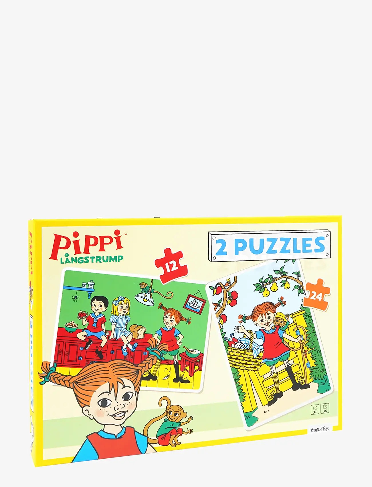 Pippi Långstrump Pippi - 2 Puzzles (OTO8624) - Klassiska pussel