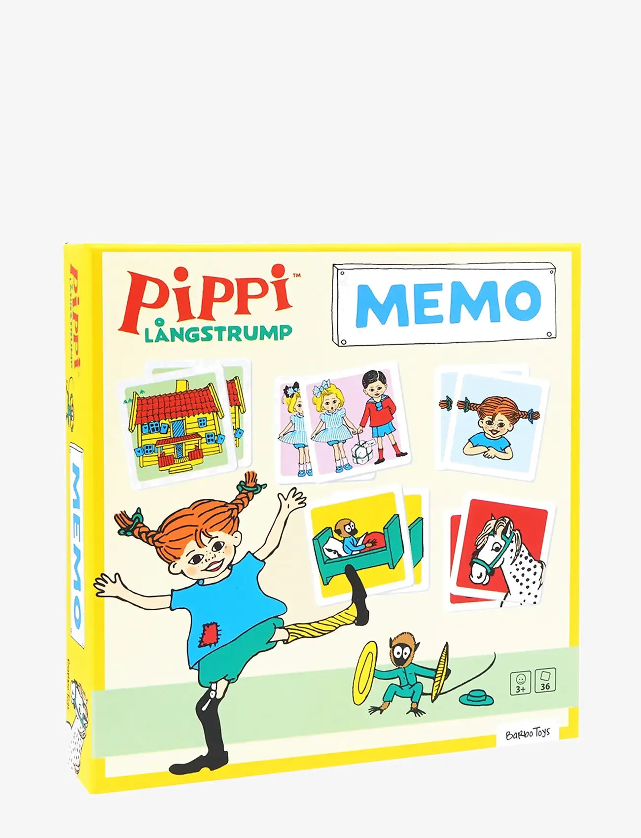 Barbo Toys - Pippi Memo - minnisspil - multiple color - 1