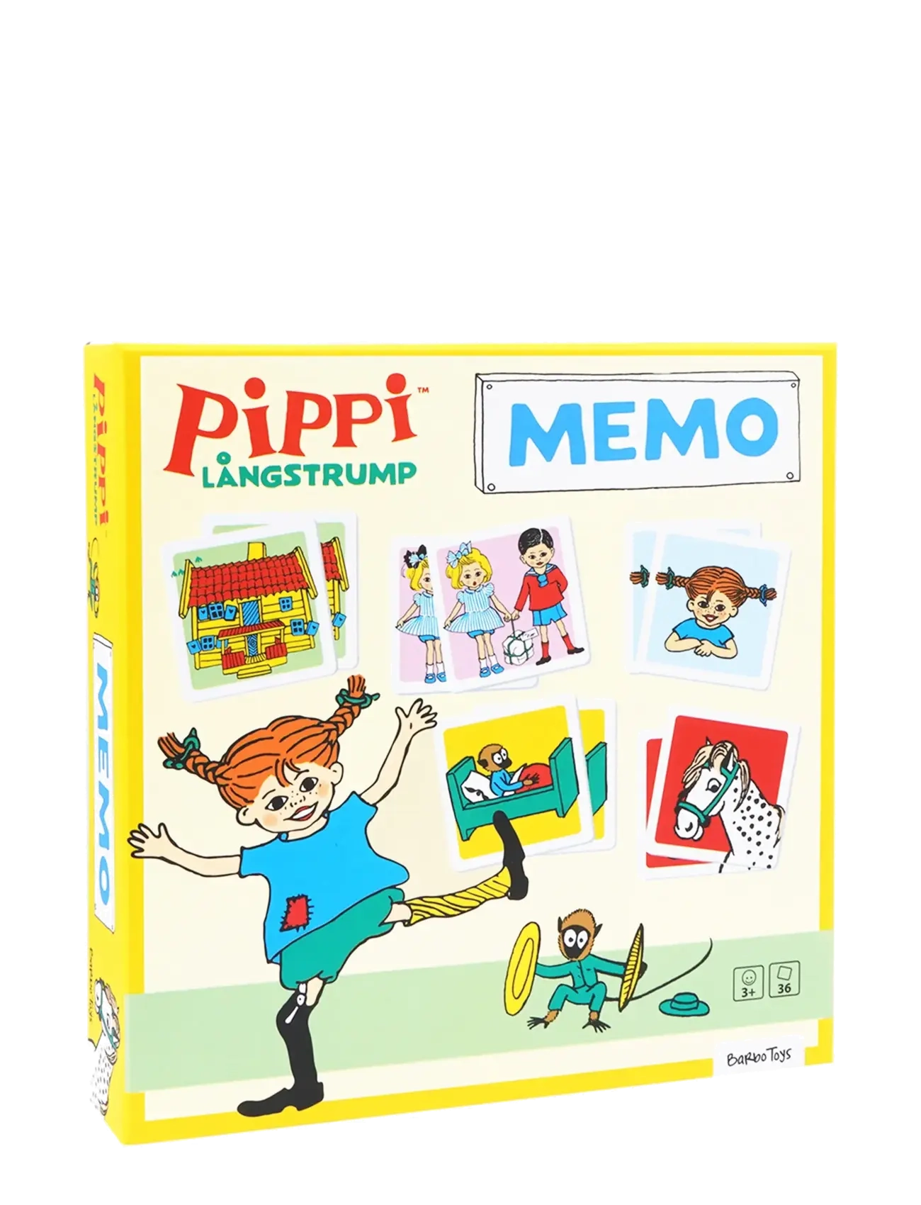 Barbo Toys Pippi Memo - Memory - MULTIPLE COLOR / multi