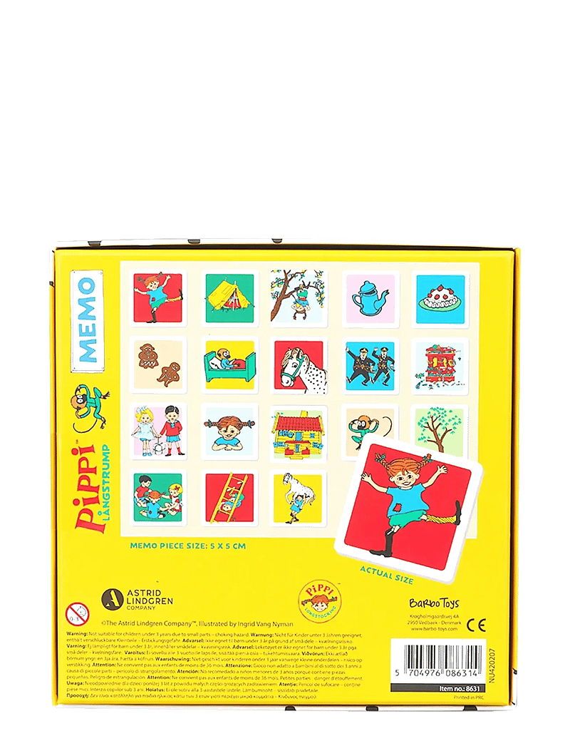 Barbo Toys - Pippi Memo - memory - multiple color - 2