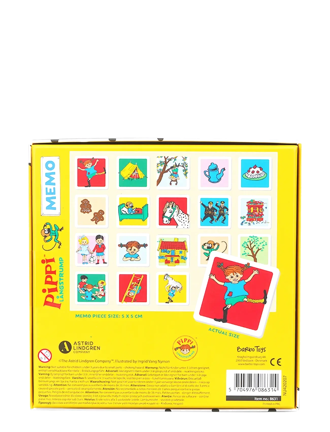 Barbo Toys - Pippi Memo - memo - multiple color - 3