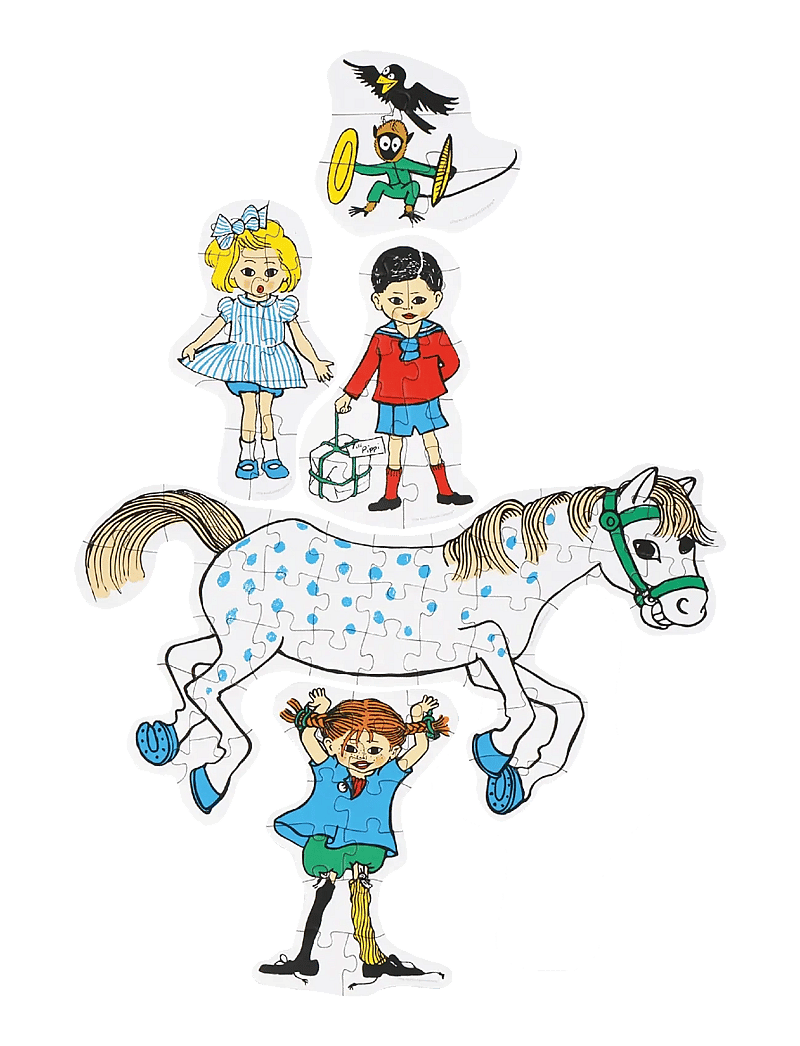 Barbo Toys - Pippi Stacking Puzzles - pädagogische rätsel - multiple color - 1