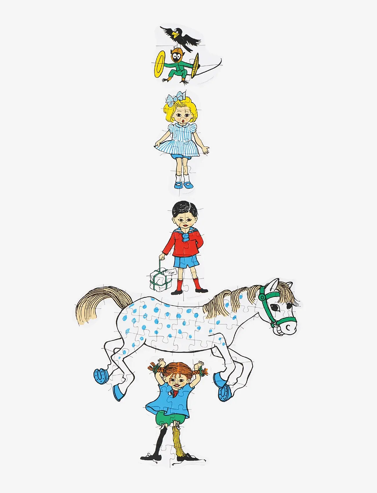 Barbo Toys - Pippi Stacking Puzzles - pædagogiske puslespil - multiple color - 2