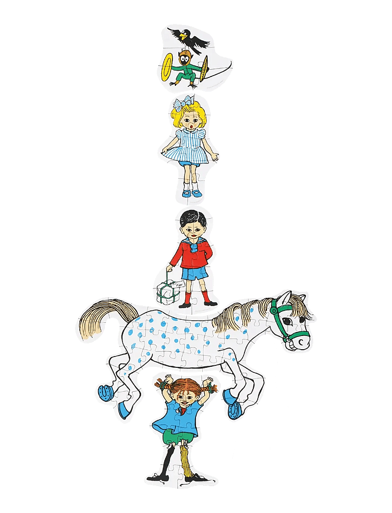 Barbo Toys - Pippi Stacking Puzzles - pädagogische rätsel - multiple color - 2