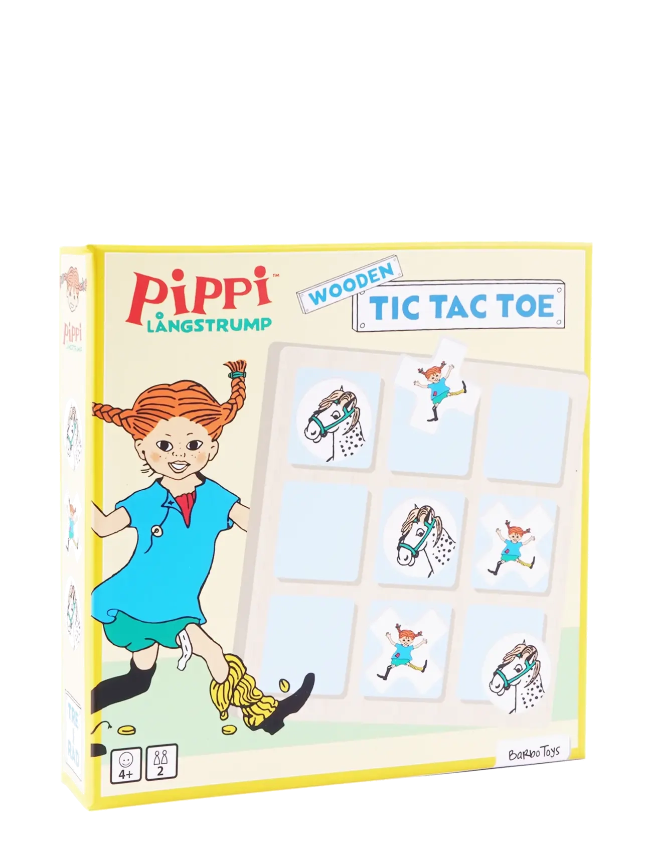 Pippi Langstrømpe Pippi - Tic Tac Toe - Kryds & bolle - MULTIPLE COLOR / yellow