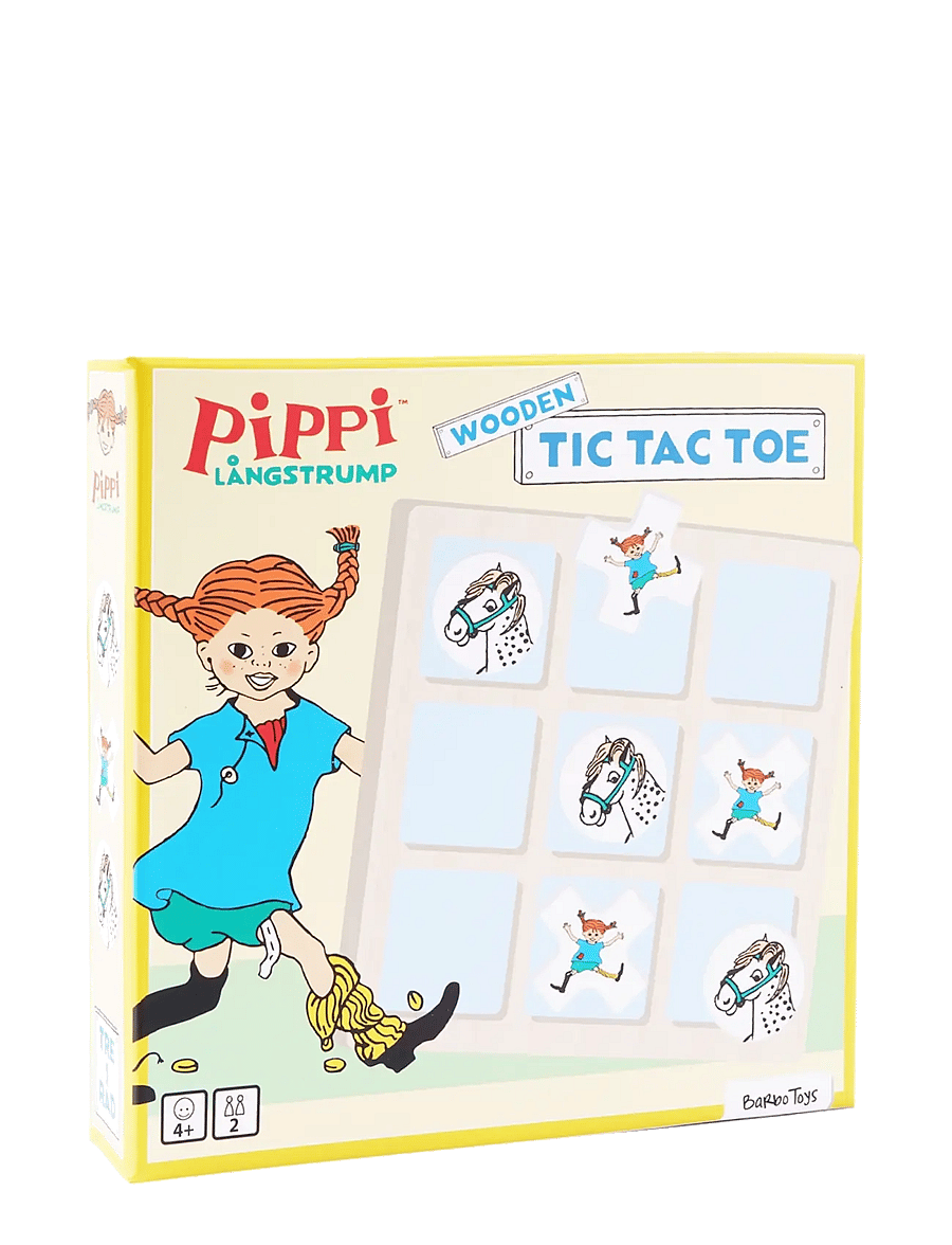 Pipi Pikksukk - Pippi - Tic Tac Toe - trips-traps-trull - multiple color - 1