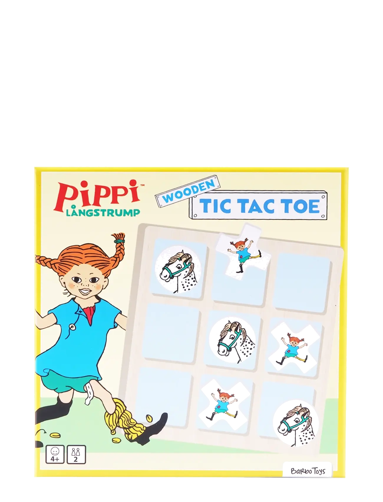Pippi Langstrømpe - Pippi - Tic Tac Toe - kryds & bolle - multiple color - 3