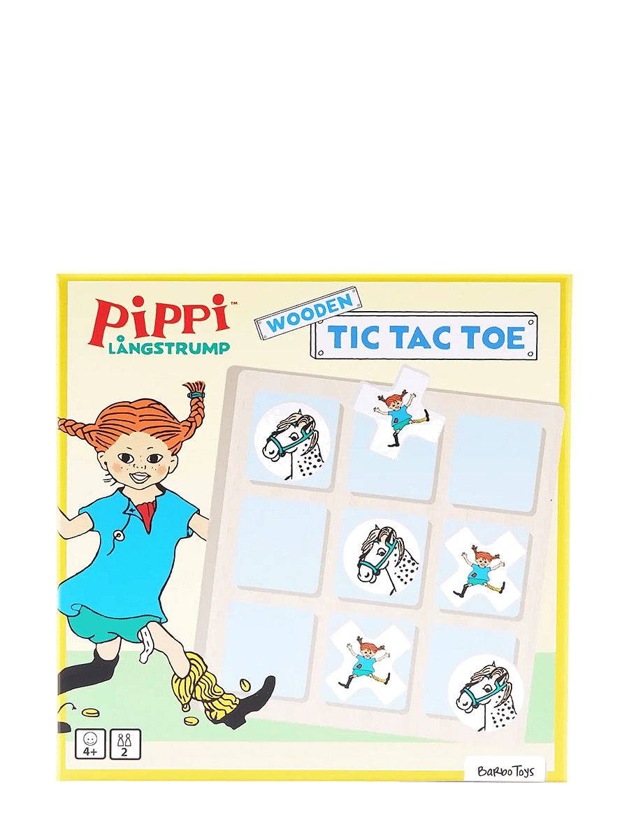 Pipi Pikksukk - Pippi - Tic Tac Toe - trips-traps-trull - multiple color - 3
