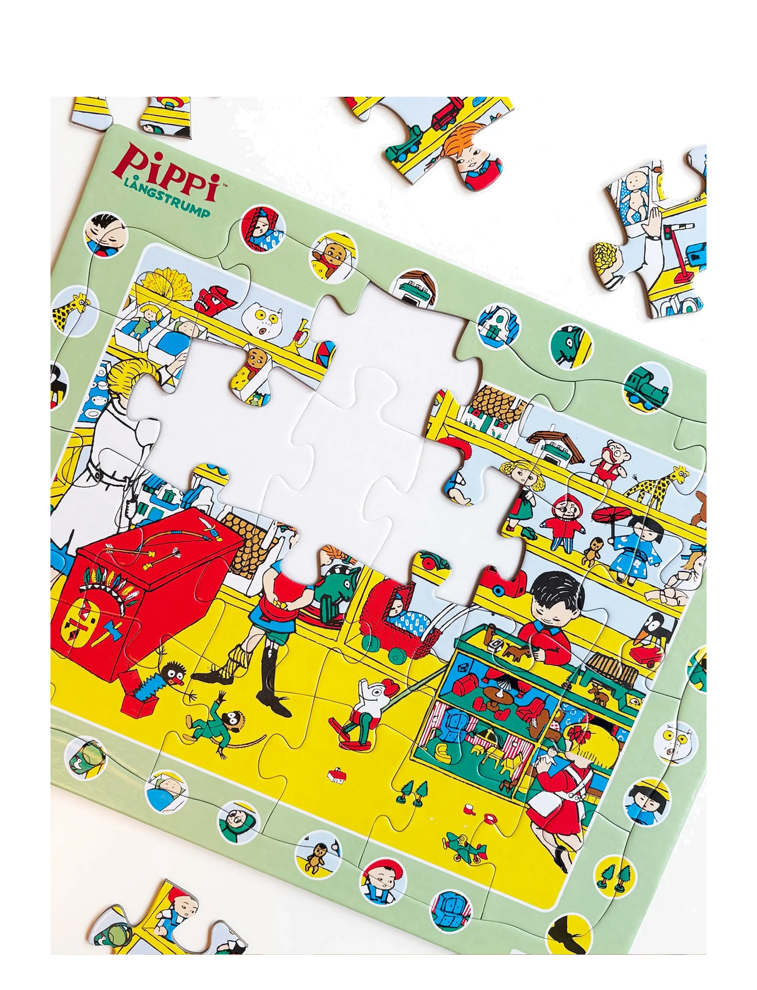 Fifi Brindacier - Pippi - Frame Cardboard Puzzle - Thingfinder - puzzles classiques - multiple color - 1