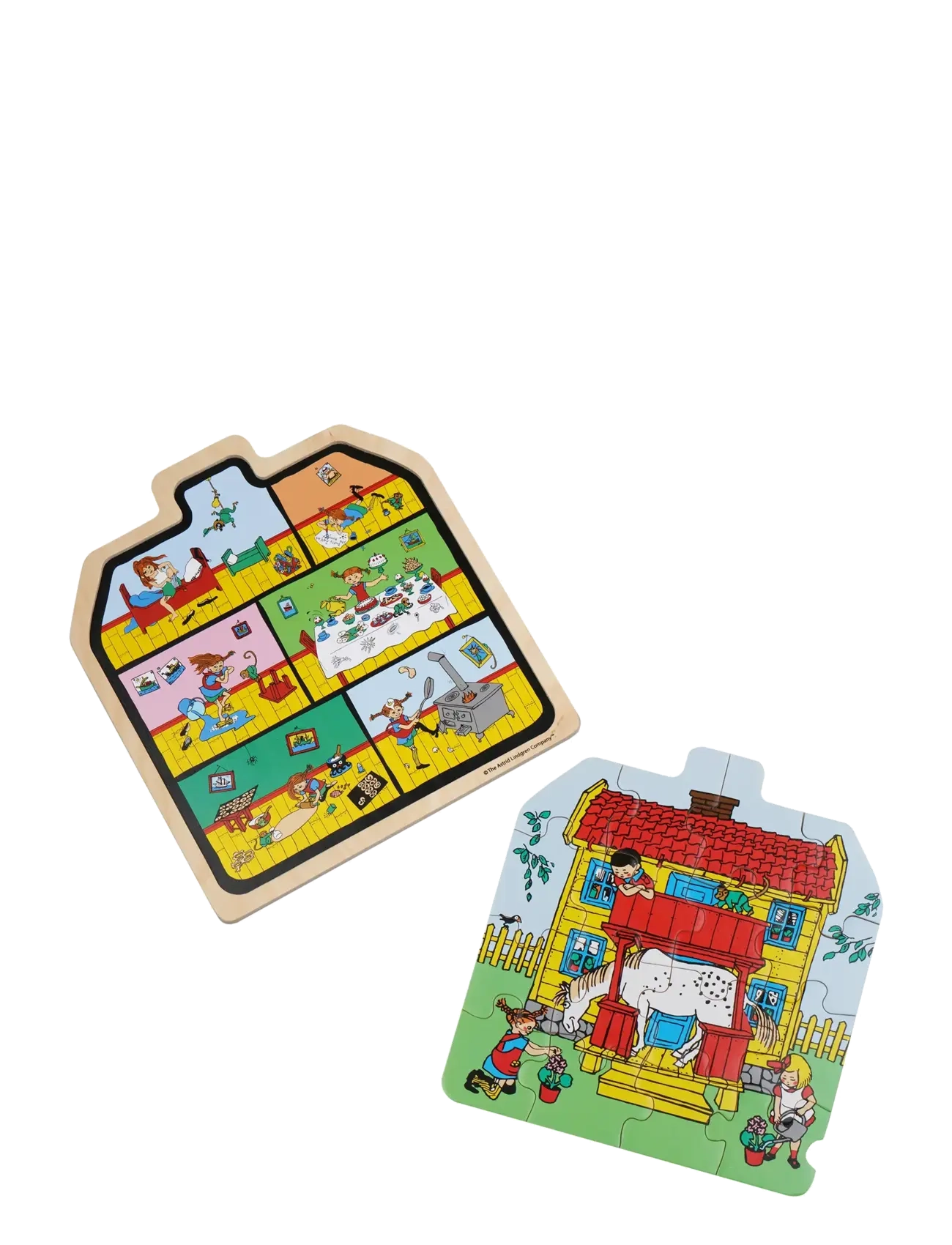 Barbo Toys Pippi - Wooden House Puzzle - Spielzeug - MULTIPLE COLOR / multi