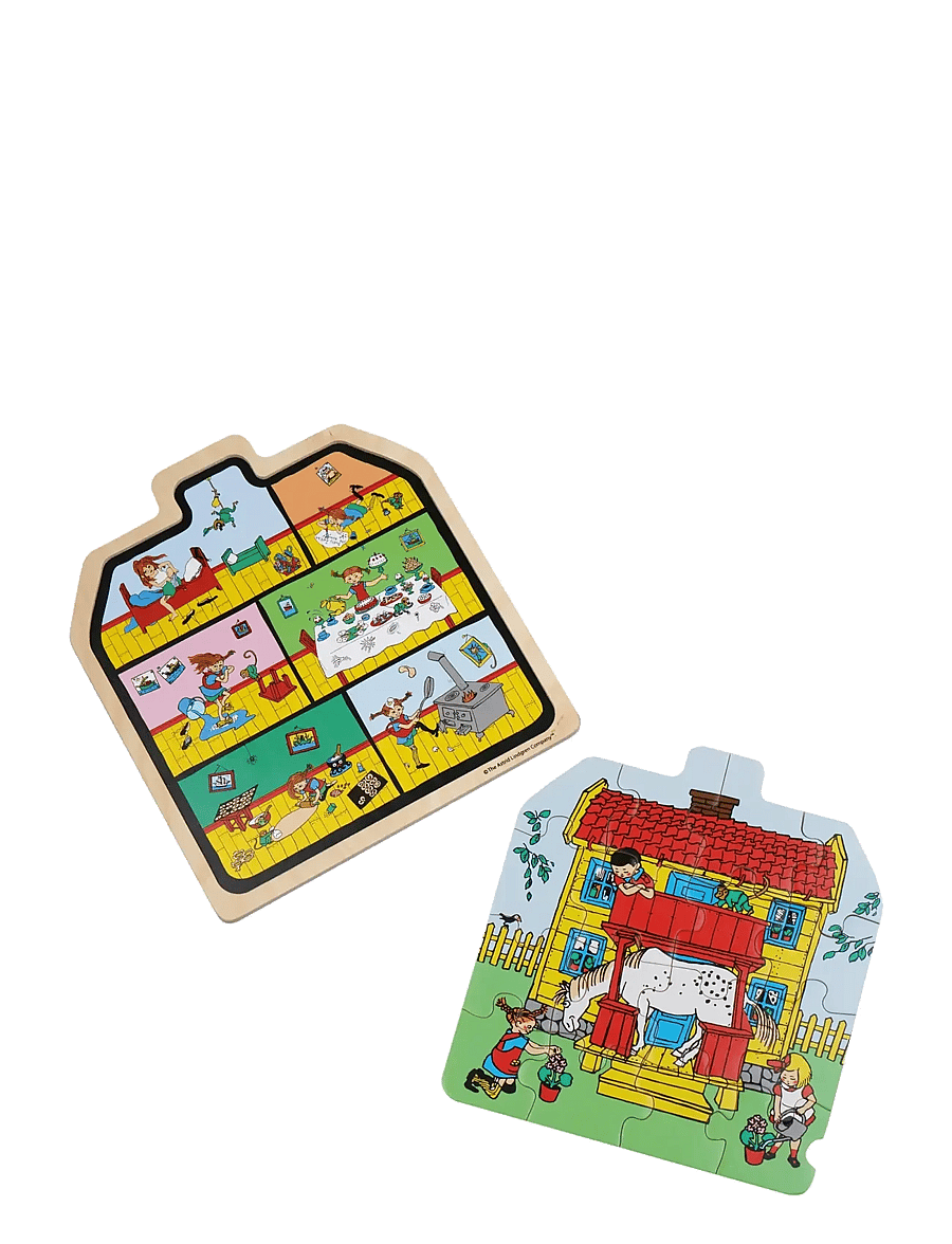 Pippi Langstrumpf - Pippi - Wooden House Puzzle - holzpuzzle - multiple color - 1
