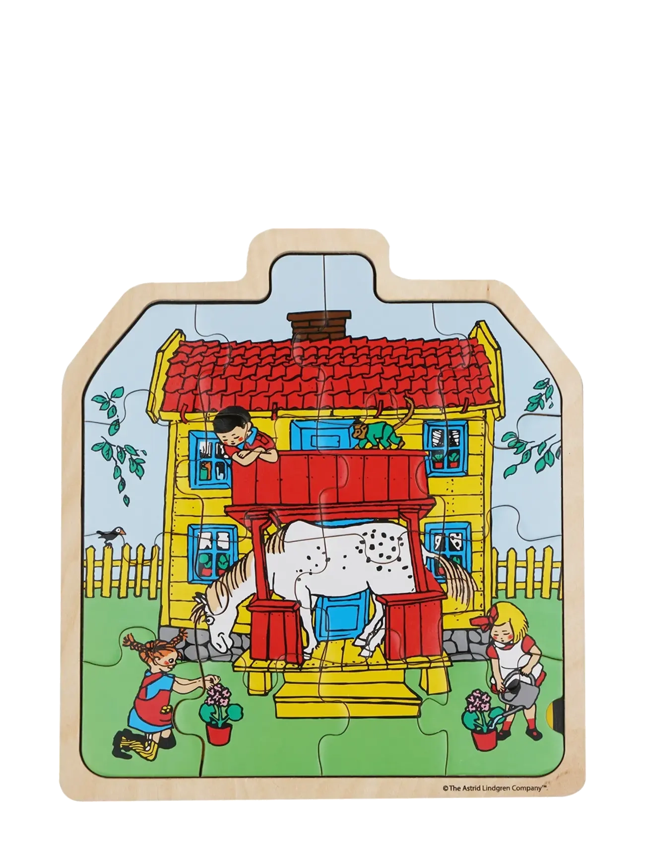 Pippi Langstrumpf - Pippi - Wooden House Puzzle - holzpuzzle - multiple color - 2