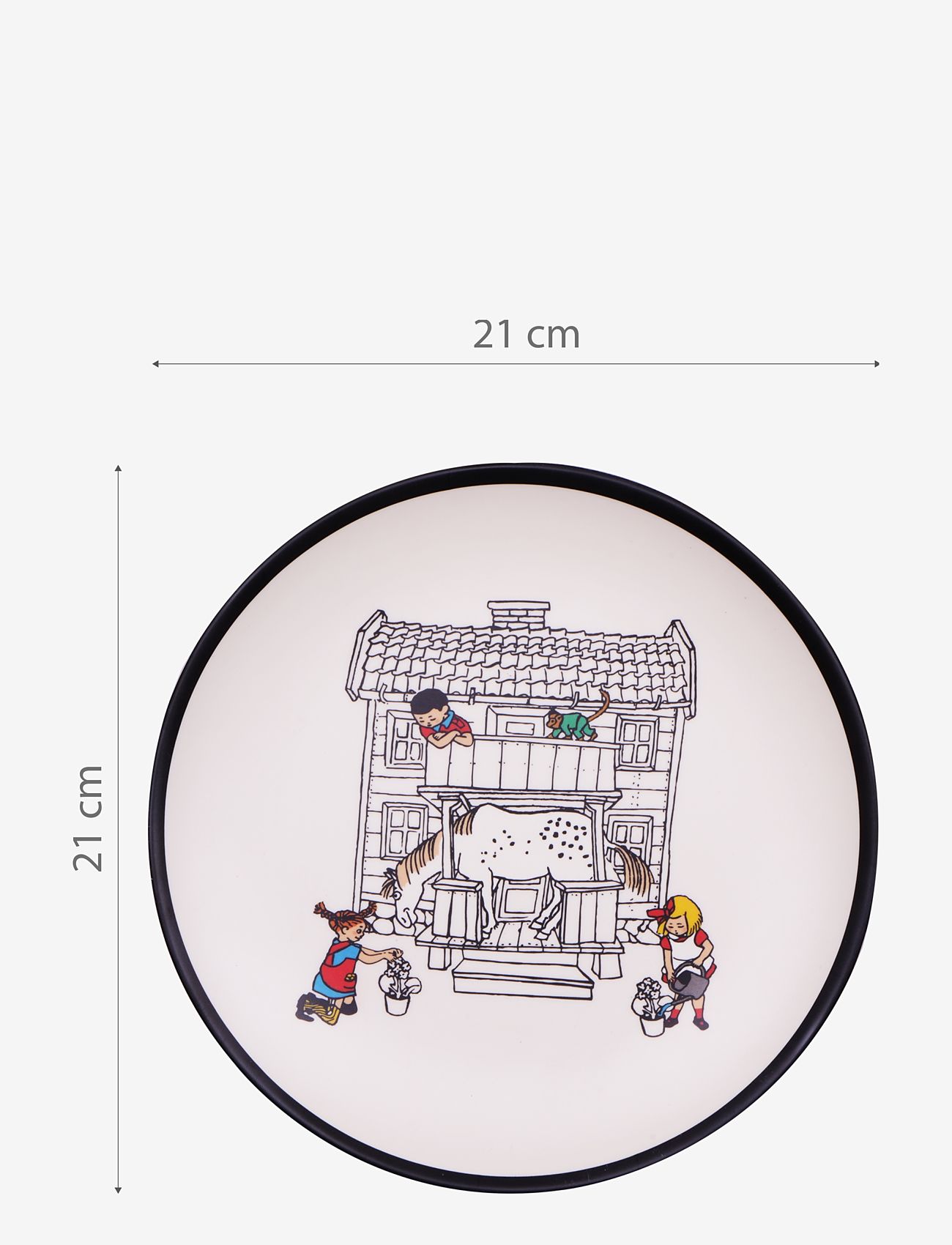 Pipi Pikksukk - Pippi Tableware Plate - Trend - taldrikud - 1016 - 2