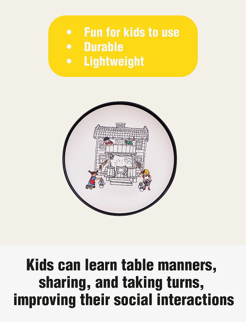 Pipi Pikksukk - Pippi Tableware Plate - Trend - taldrikud - 1016 - 3