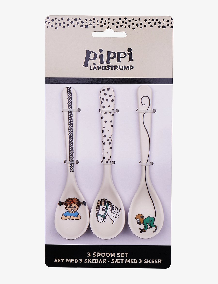 Pippi Langstrumpf - Pippi Tableware 3 Spoons set - Trend - 1016 - 1
