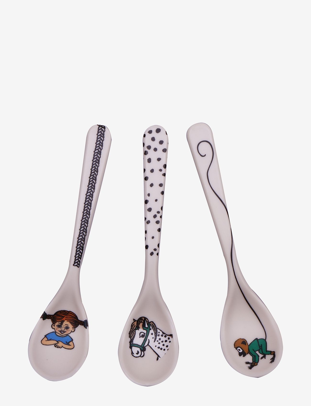 Pippi Langstrømpe - Pippi Tableware 3 Spoons set - Trend - bestik - 1016 - 2