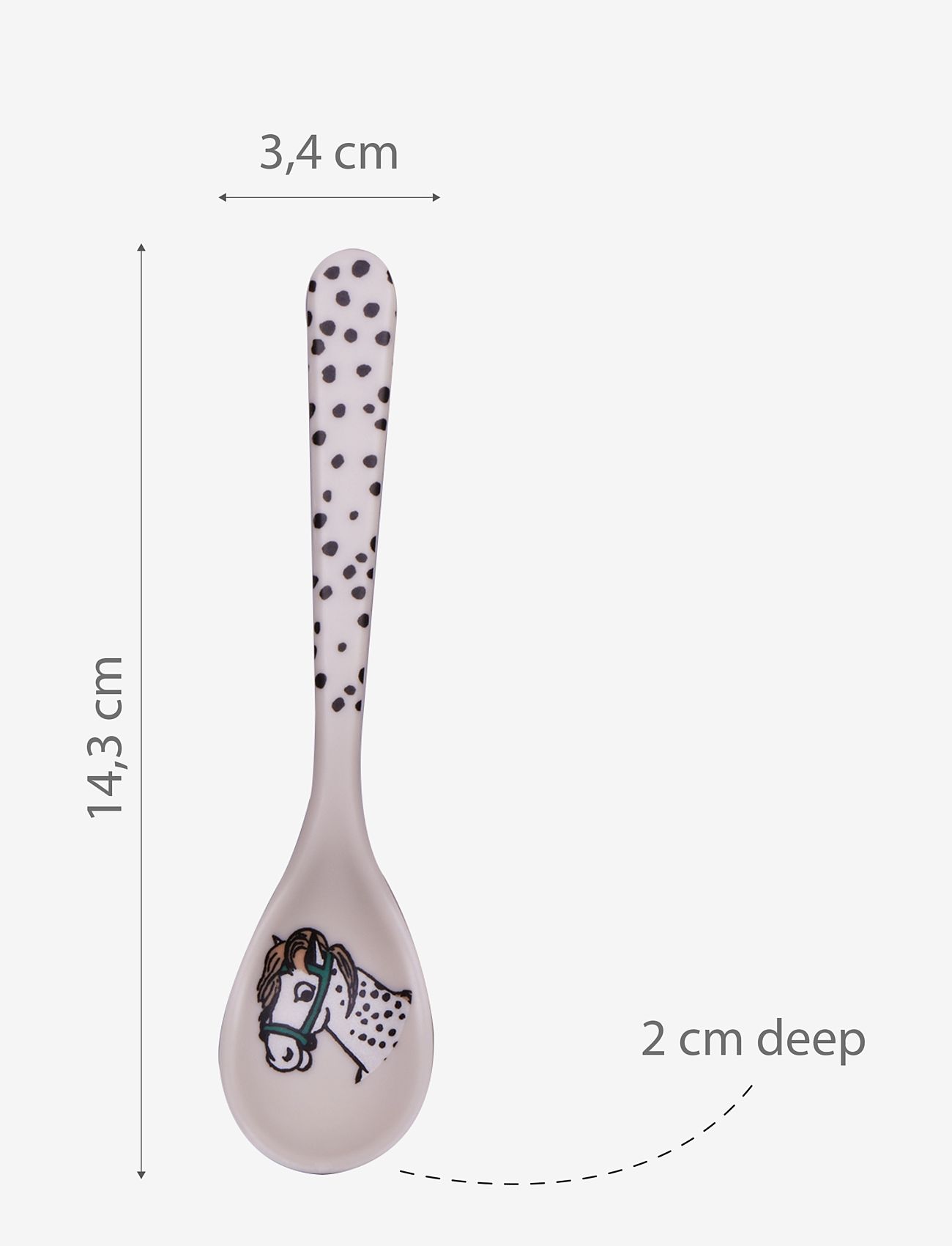 Pippi Langstrømpe - Pippi Tableware 3 Spoons set - Trend - bestik - 1016 - 4