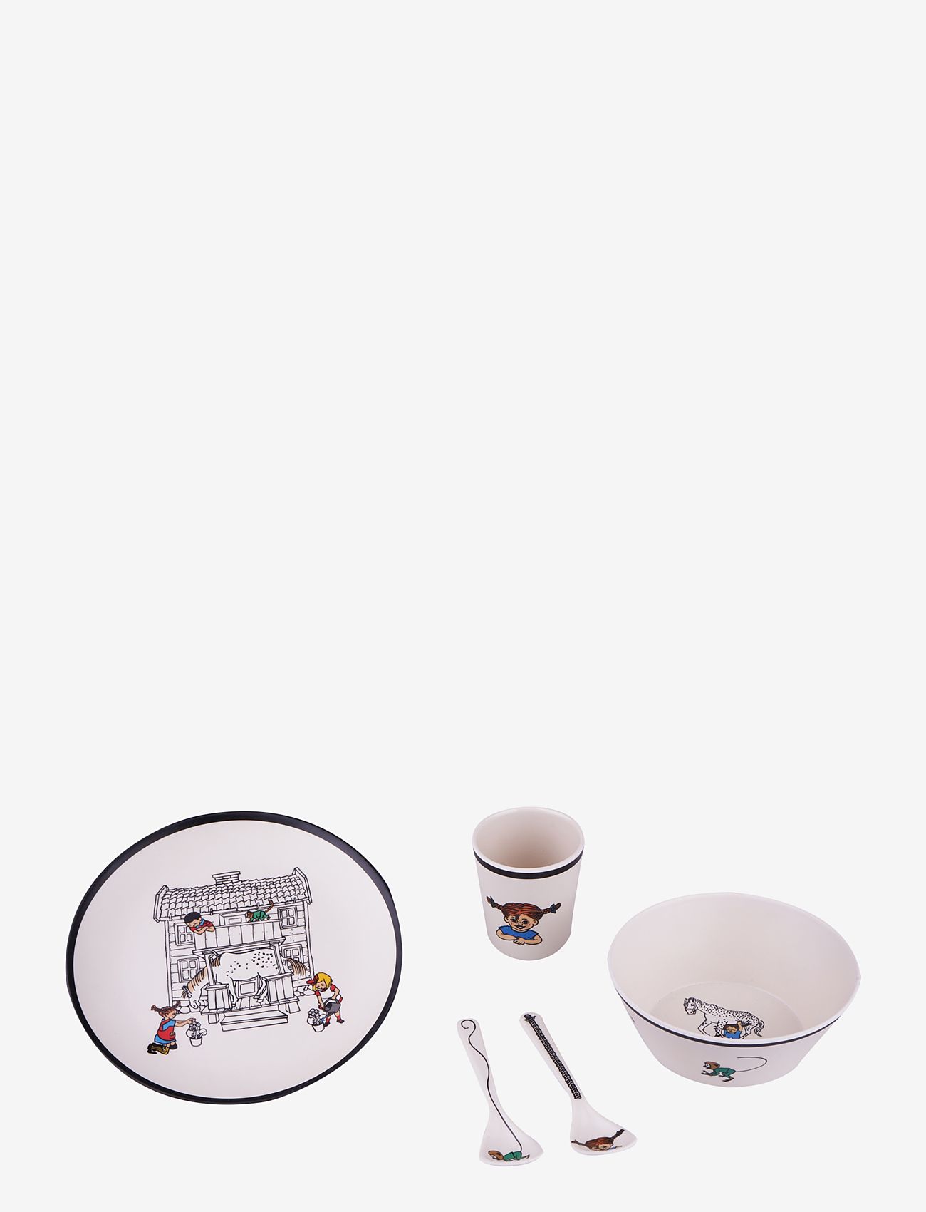 Pippi Långstrump - Pippi Tabelware 5 pcs set - serveringsset - multiple color - 2