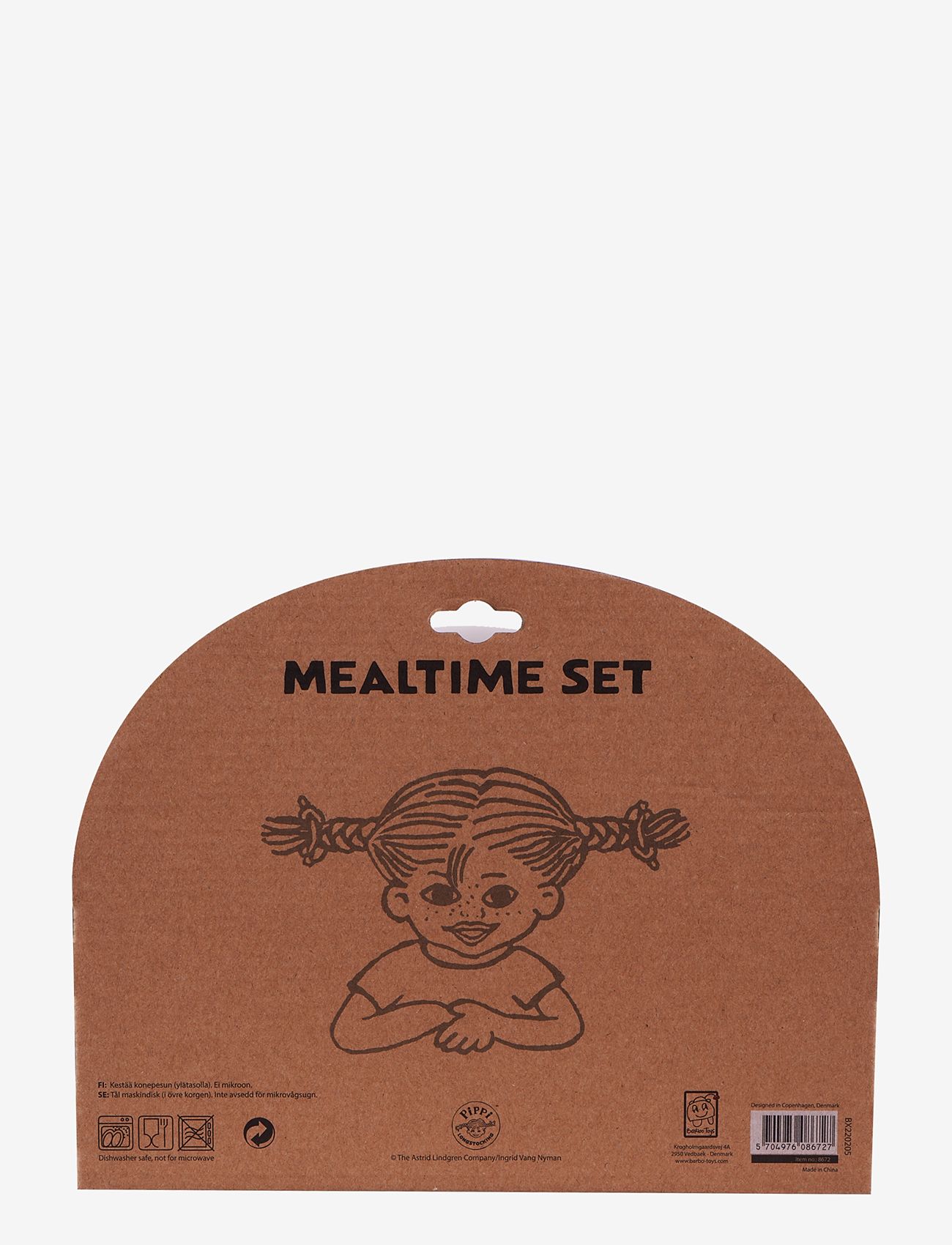 Pippi Långstrump - Pippi Tabelware 5 pcs set - serveringsset - multiple color - 4