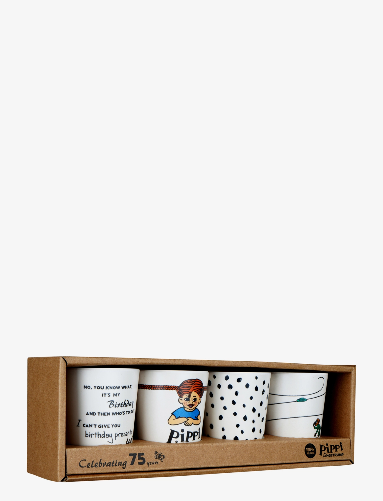 BARBO Spielzeug Pippi 4 Tumbler Patterned - One Size - Kinder