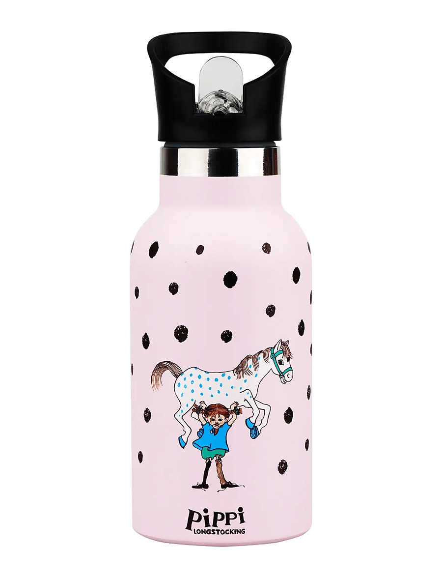 Pippi Langstrumpf - Pippi - Drinking Bottle - Pink - wasserflaschen - pink - 1