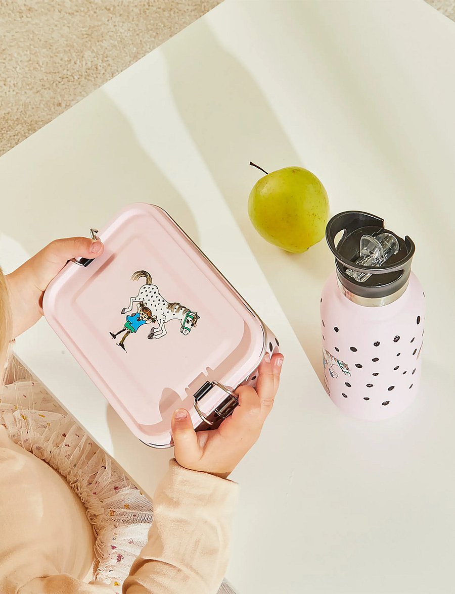 Pippi Langstrumpf - Pippi - Drinking Bottle - Pink - wasserflaschen - pink - 3