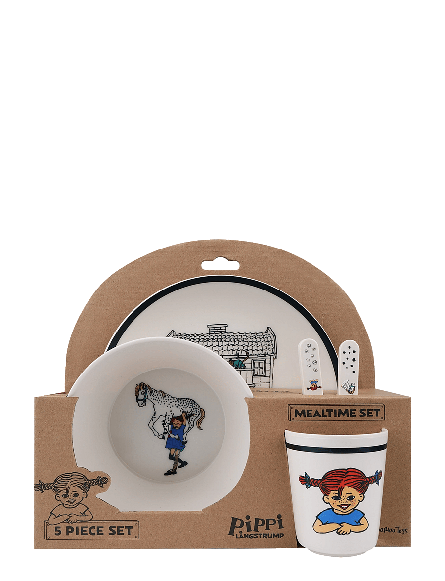 Pipi Pikksukk - Pippi - Mealtime Set - 5pcs - Trend - lauanõude komplektid - multiple color - 1