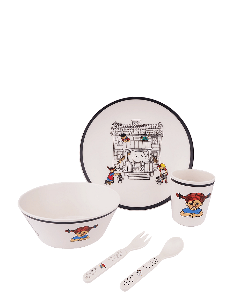 Pipi Pikksukk - Pippi - Mealtime Set - 5pcs - Trend - lauanõude komplektid - multiple color - 2