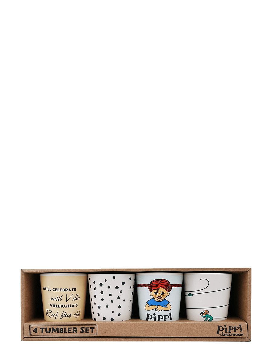 Pipi Pikksukk - Pippi - Tumbler set - 4pcs - multiple color - 1