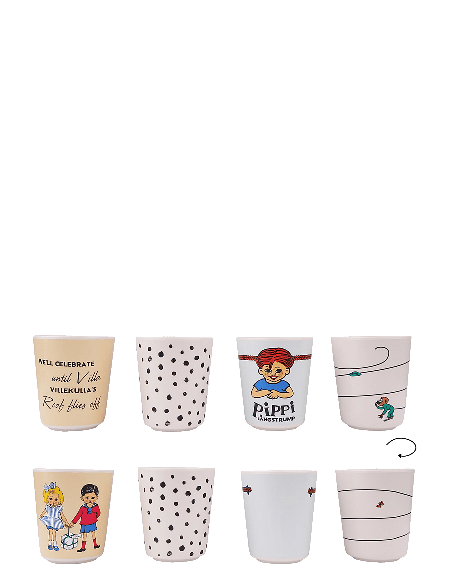 Pipi Pikksukk - Pippi - Tumbler set - 4pcs - multiple color - 2
