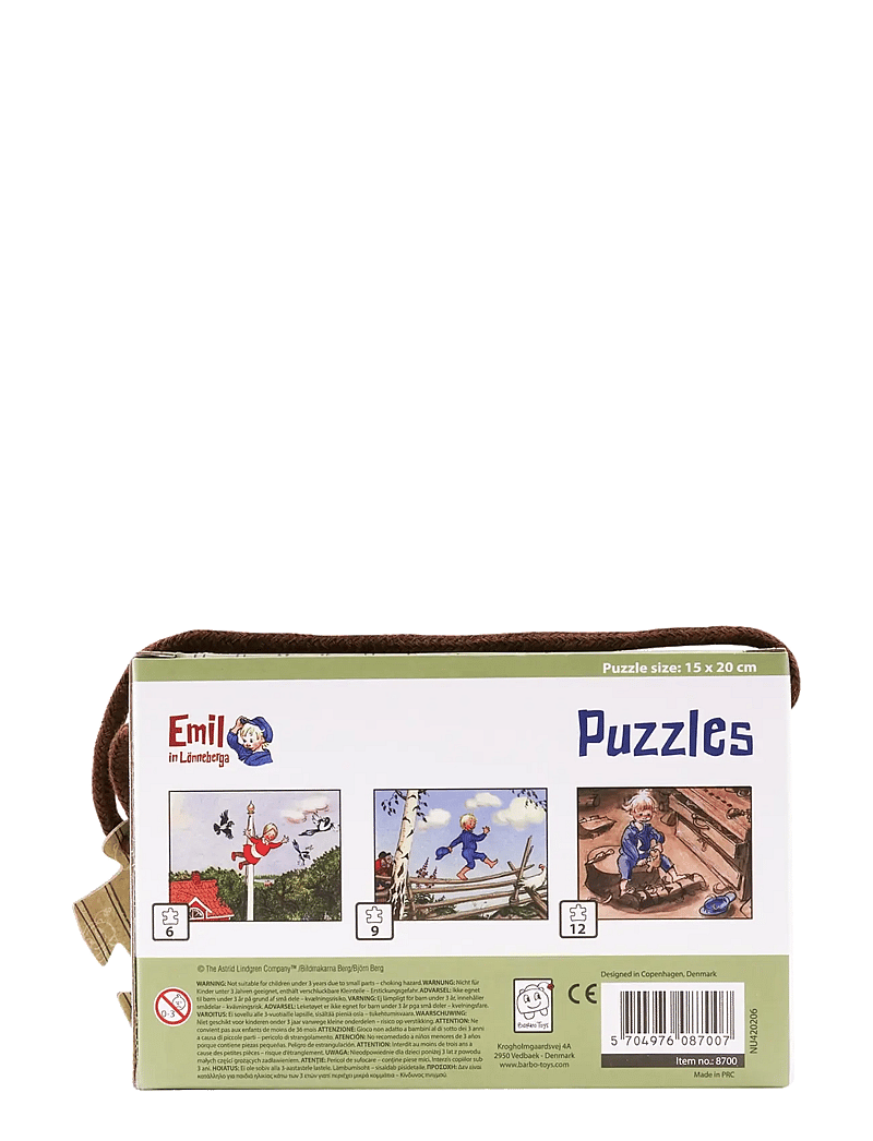 Emil i Lönneberga - Emil 3 Puzzles - klassische puzzles - multi - 4