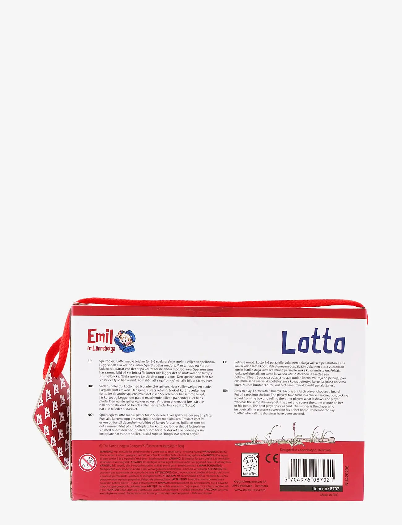 Emil i Lönneberga - Emil Lotto - kortaspil - multi - 3