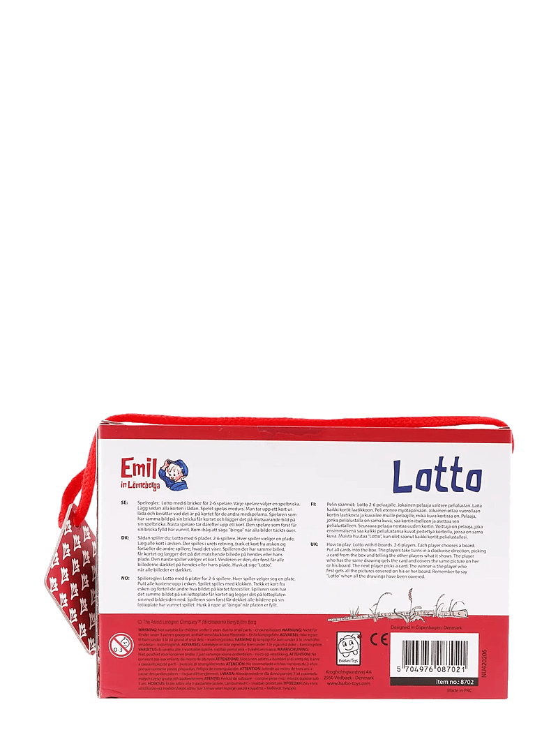 Emil i Lönneberga - Emil Lotto - kortaspil - multi - 3